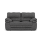 Gino 2 Seater Recliner Sofa - 2 Seater Manual Recliner Sofa F8 - Manual Recliner 2 Seater Sofas Sterling Home 7 Hopsack Charcoal 70006
