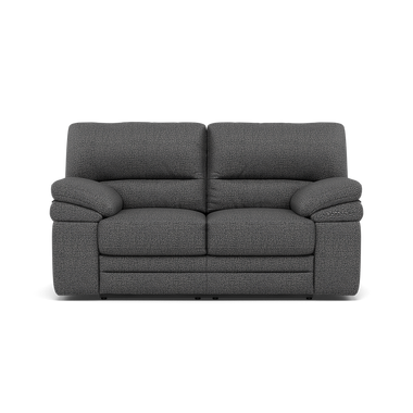 Gino 2 Seater Recliner Sofa - 2 Seater Manual Recliner Sofa F8 - Manual Recliner 2 Seater Sofas Sterling Home 7 Hopsack Charcoal 70006