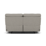 Gino 2 Seater Recliner Sofa - 2 Seater Manual Recliner Sofa F8 - Manual Recliner — Hopsack Dove 70001, gallery image 2