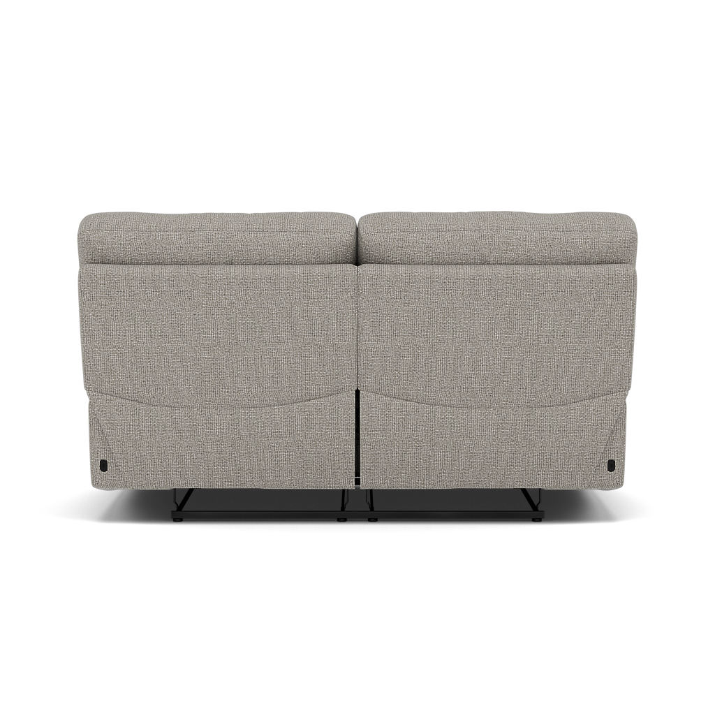 Gino 2 Seater Recliner Sofa - 2 Seater Manual Recliner Sofa F8 - Manual Recliner — Hopsack Dove 70001, gallery image 2
