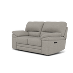 Gino 2 Seater Recliner Sofa - 2 Seater Manual Recliner Sofa F8 - Manual Recliner — Hopsack Dove 70001, gallery image 3