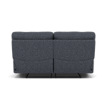 Gino 2 Seater Recliner Sofa - 2 Seater Manual Recliner Sofa F8 - Manual Recliner — Hopsack Midnight 70005, gallery image 2