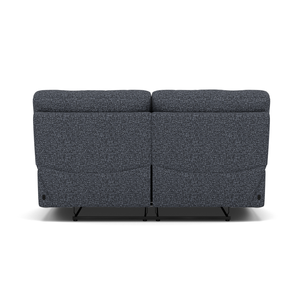 Gino 2 Seater Recliner Sofa - 2 Seater Manual Recliner Sofa F8 - Manual Recliner — Hopsack Midnight 70005, gallery image 2