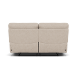Gino 2 Seater Recliner Sofa - 2 Seater Manual Recliner Sofa F8 - Manual Recliner — Hopsack Natural 70002, gallery image 2