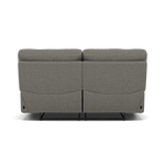 Gino 2 Seater Recliner Sofa - 2 Seater Manual Recliner Sofa F8 - Manual Recliner — Hopsack Platinum 70003, gallery image 2