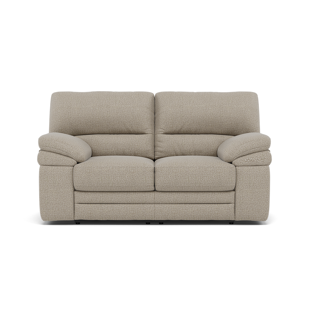 Gino 2 Seater Recliner Sofa - 2 Seater Manual Recliner Sofa F8 - Manual Recliner 2 Seater Sofas Sterling Home 5 Hopsack Linen 70004