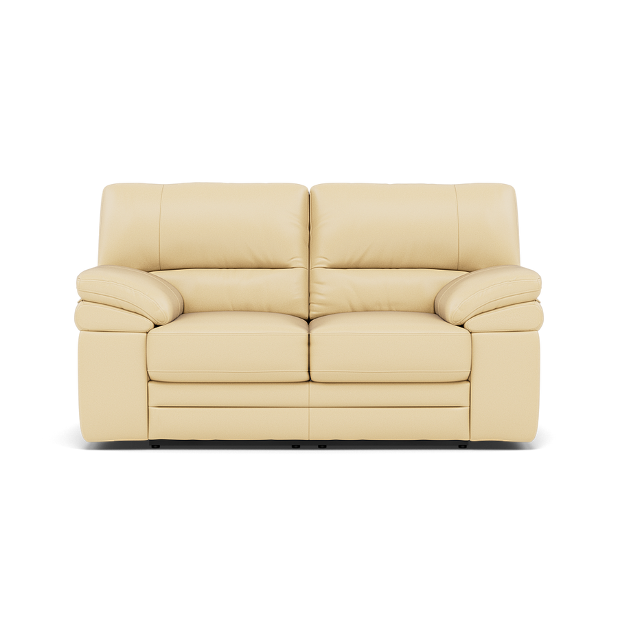Gino 2 Seater Recliner Sofa - 2 Seater Power Recliner Sofa with USB Cat 60 - Power Recliner with USB 2 Seater Sofas Sterling Home 2 Cat-60/04 Montana Vanilla Cream
