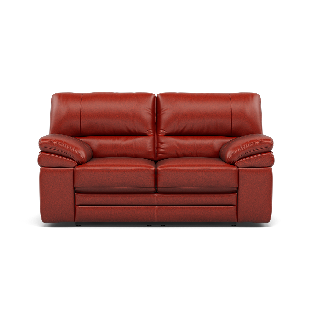 Gino 2 Seater Recliner Sofa - 2 Seater Power Recliner Sofa with USB Cat 60 - Power Recliner with USB 2 Seater Sofas Sterling Home 6 Cat-60/11 Montana Flame