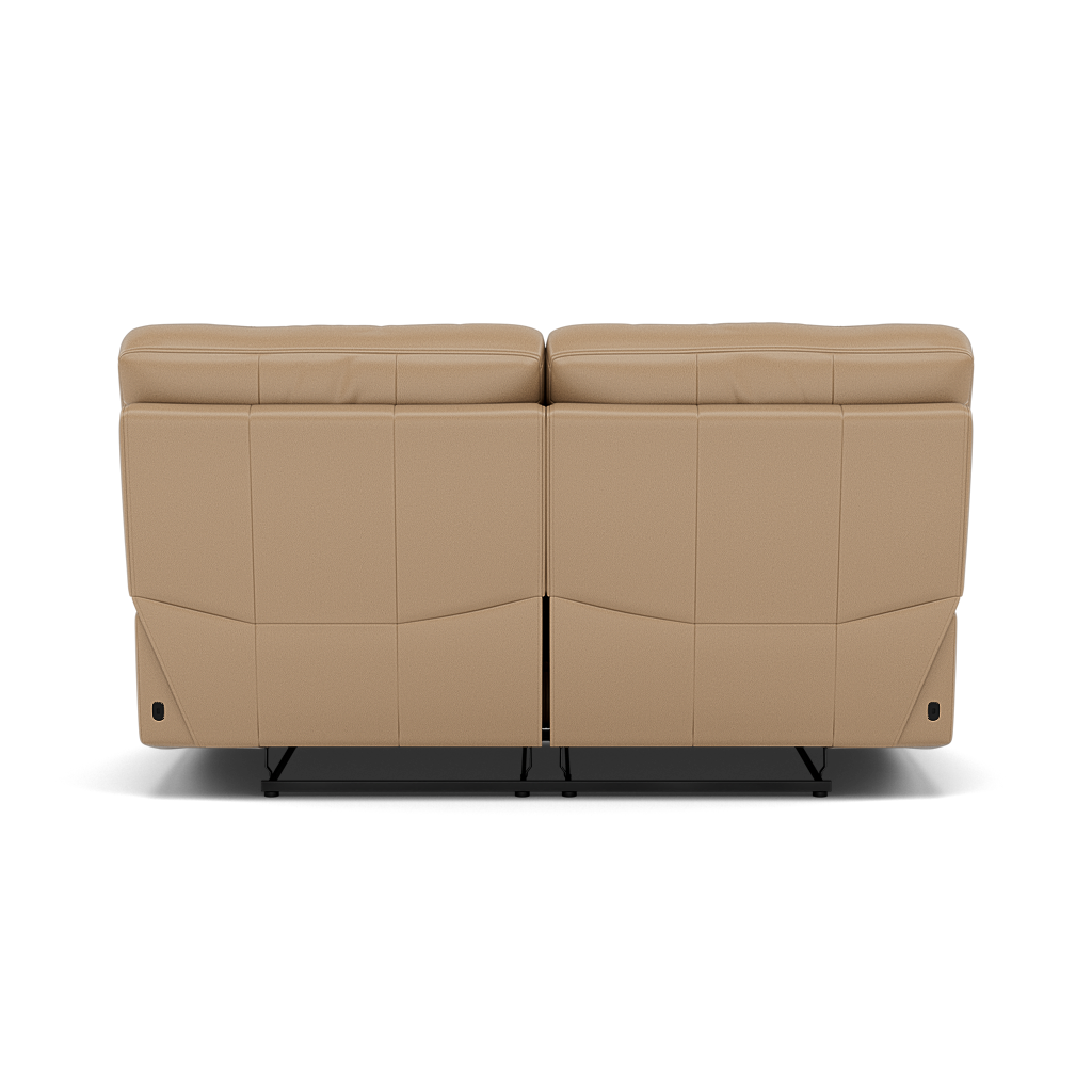 Gino 2 Seater Recliner Sofa - 2 Seater Power Recliner Sofa with USB Cat 60 - Power Recliner with USB — Cat-60/06 Montana Barley, gallery image 2