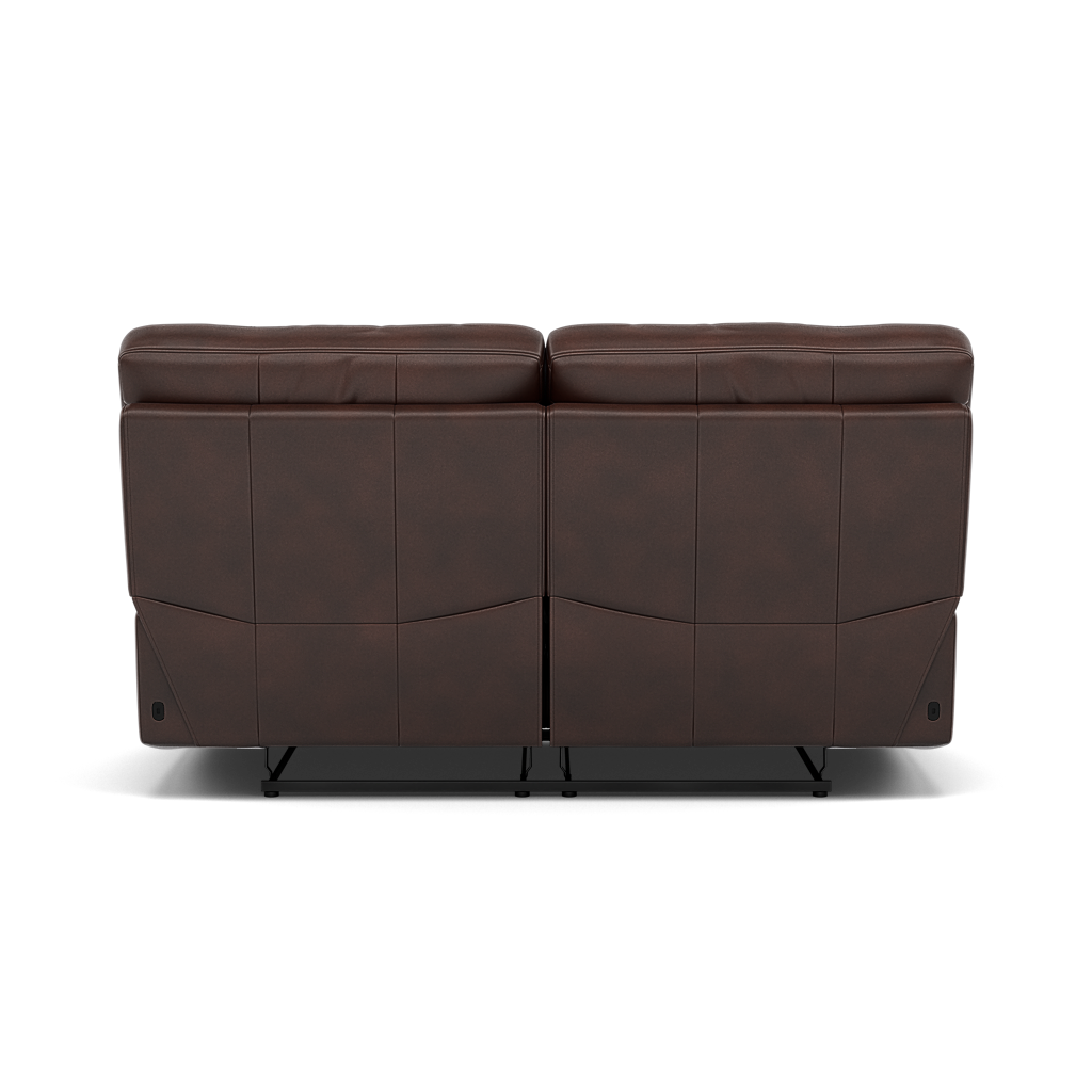 Gino 2 Seater Recliner Sofa - 2 Seater Power Recliner Sofa with USB Cat 60 - Power Recliner with USB — Cat-60/08 Montana Chocolate, gallery image 2