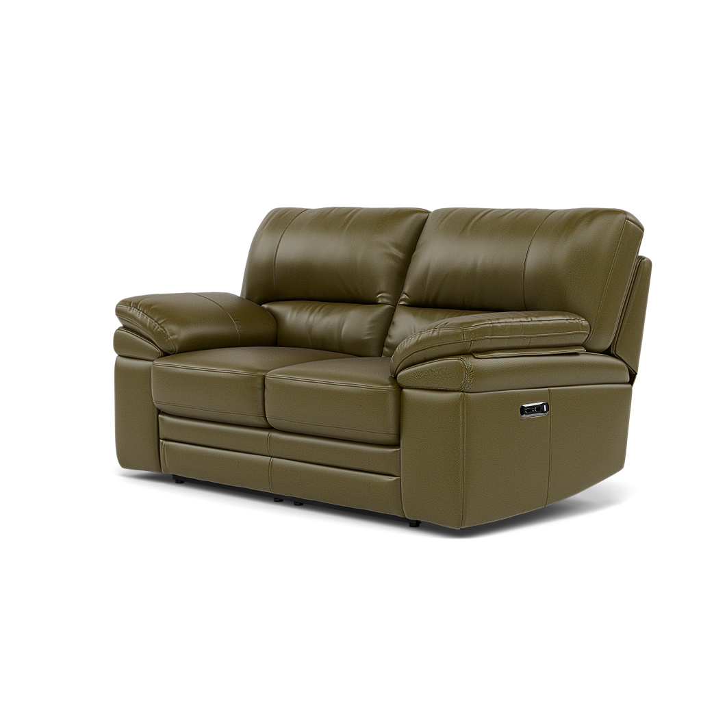 Gino 2 Seater Recliner Sofa - 2 Seater Power Recliner Sofa with USB Cat 60 - Power Recliner with USB — Cat-60/16 Montana Oregano, gallery image 3