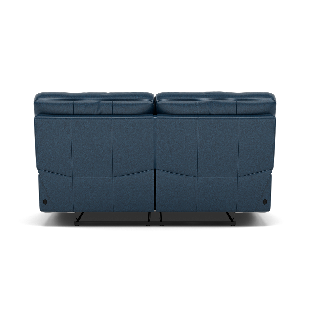 Gino 2 Seater Recliner Sofa - 2 Seater Power Recliner Sofa with USB Cat 60 - Power Recliner with USB — Cat-60/17 Montana Ocean, gallery image 2