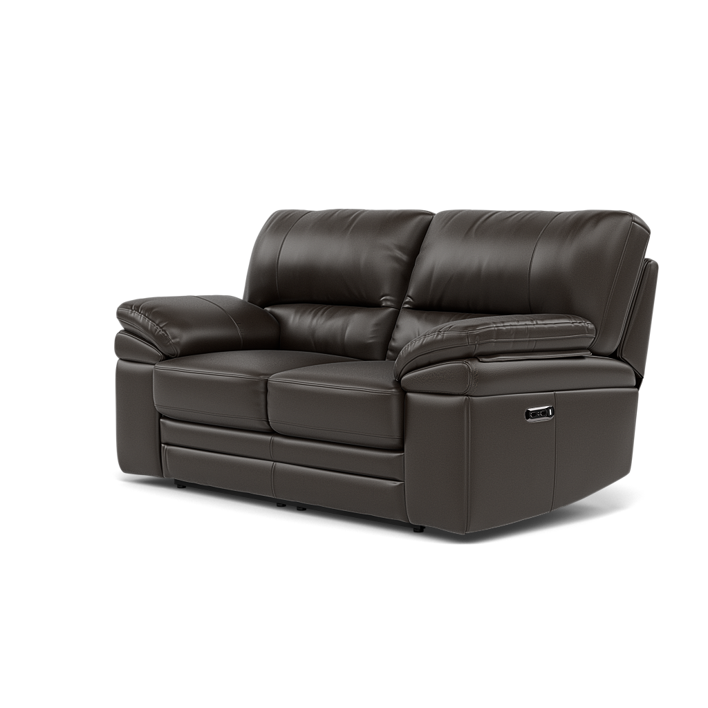 Gino 2 Seater Recliner Sofa - 2 Seater Power Recliner Sofa with USB Cat 60 - Power Recliner with USB — Cat-60/21 Montana Storm, gallery image 3