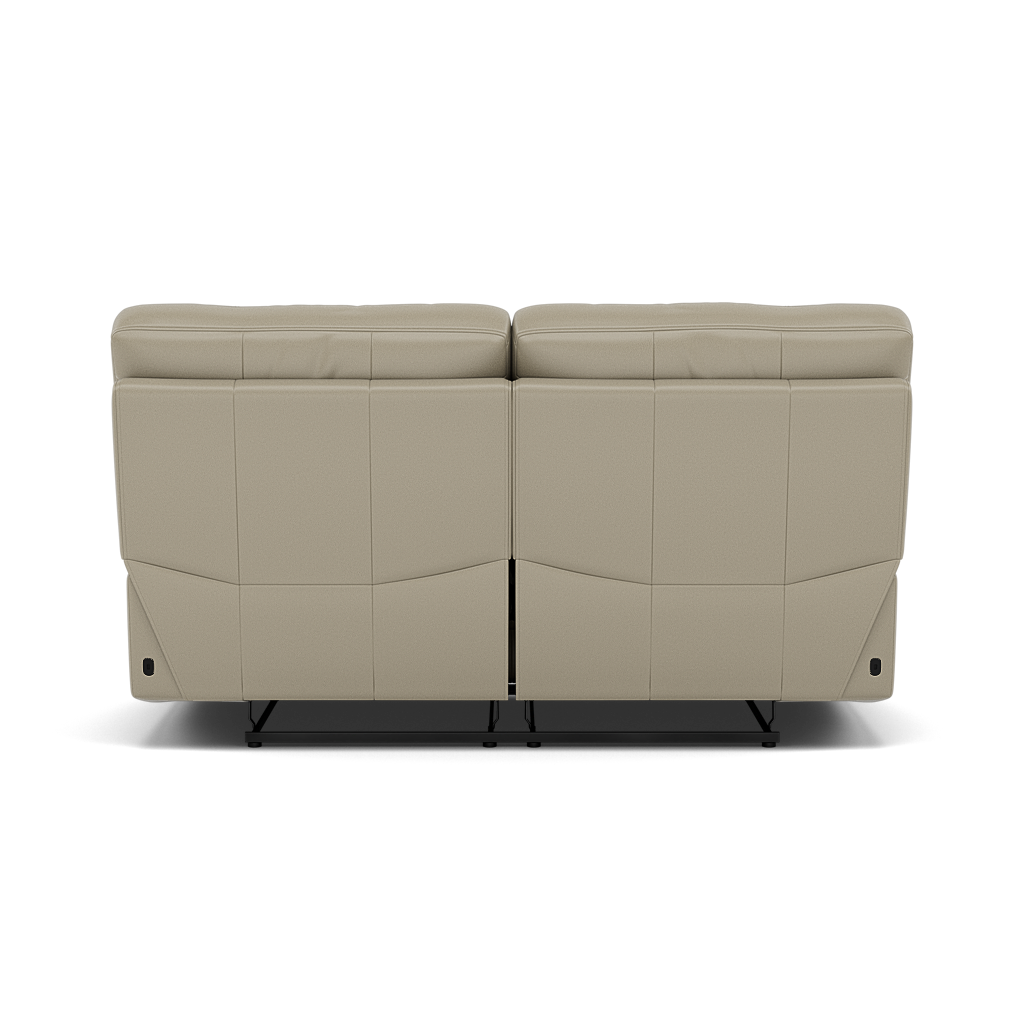 Gino 2 Seater Recliner Sofa - 2 Seater Power Recliner Sofa with USB Cat 60 - Power Recliner with USB — Cat-60/23 Montana Lead Grey, gallery image 2