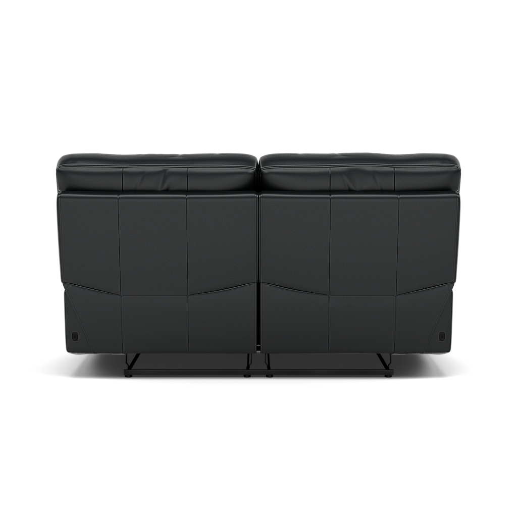 Gino 2 Seater Recliner Sofa - 2 Seater Power Recliner Sofa with USB Cat 60 - Power Recliner with USB — Cat-60/25 Montana Charcoal, gallery image 2