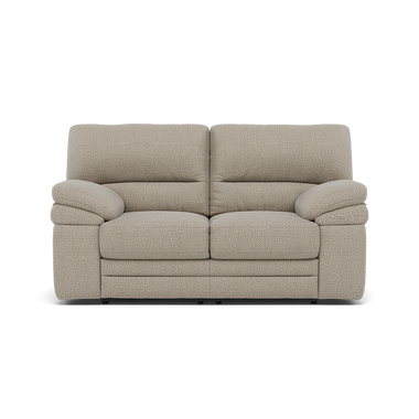 Gino 2 Seater Recliner Sofa - 2 Seater Power Recliner Sofa with USB F8 - Power Recliner with USB 2 Seater Sofas Sterling Home 5 Hopsack Linen 70004