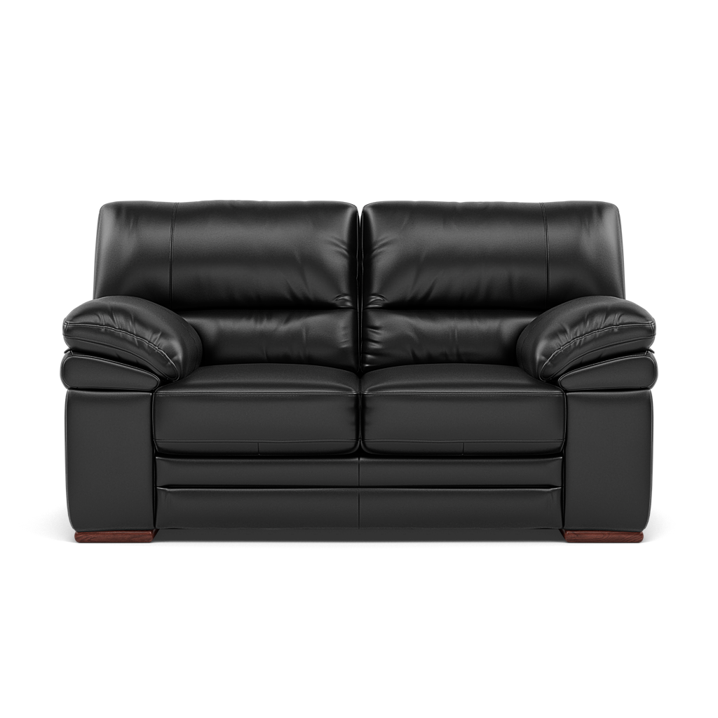 Gino 2 Seater Sofa - 2 Seater Sofa Cat 55 2 Seater Sofas Sterling Home 3 Cat-55/72 New Club Dark Grey Wooden Feet