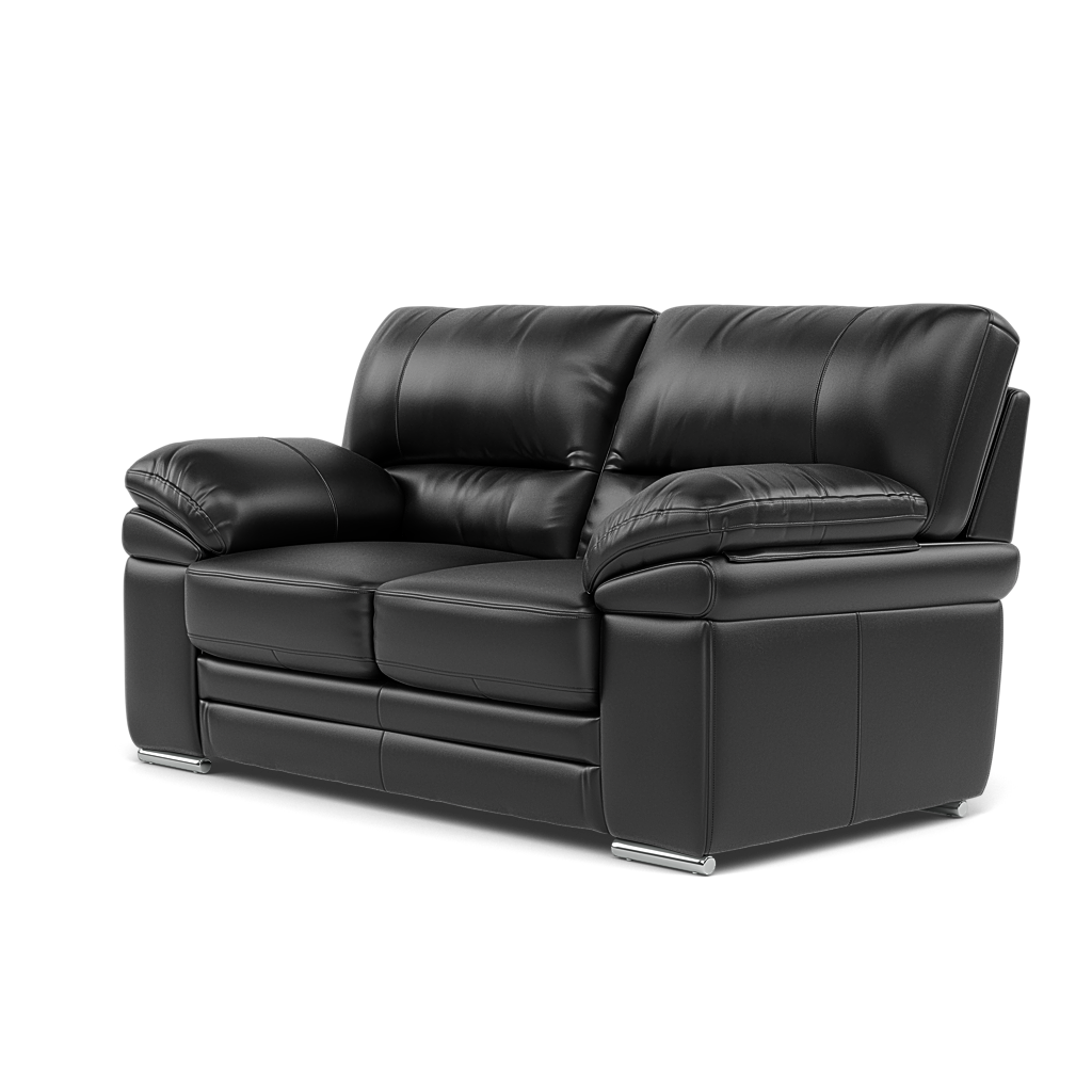 Gino 2 Seater Sofa - 2 Seater Sofa Cat 55 — Cat-55/72 New Club Dark Grey / Metal Feet, gallery image 3