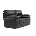 Gino 2 Seater Sofa - 2 Seater Sofa Cat 55 — Cat-55/72 New Club Dark Grey / Metal Feet, gallery image 1
