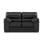 Gino 2 Seater Sofa - 2 Seater Sofa Cat 60 2 Seater Sofas Sterling Home 22 Cat-60/22 Montana Jet Black Wooden Feet