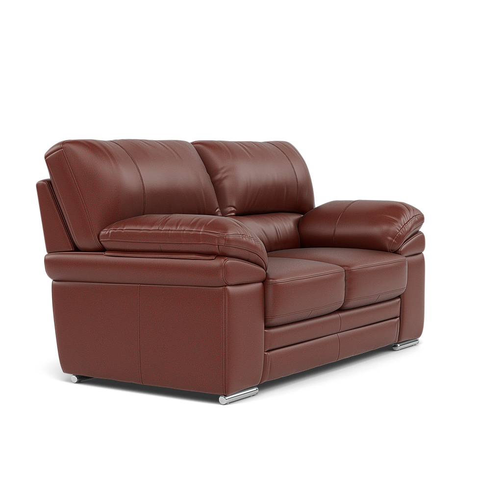 Gino 2 Seater Sofa - 2 Seater Sofa Cat 60 — Cat-60/07 Montana Butterscotch / Metal Feet, gallery image 1