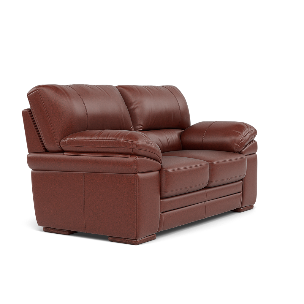 Gino 2 Seater Sofa - 2 Seater Sofa Cat 60 — Cat-60/07 Montana Butterscotch / Wooden Feet, gallery image 1