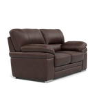 Gino 2 Seater Sofa - 2 Seater Sofa Cat 60 — Cat-60/08 Montana Chocolate / Metal Feet, gallery image 1