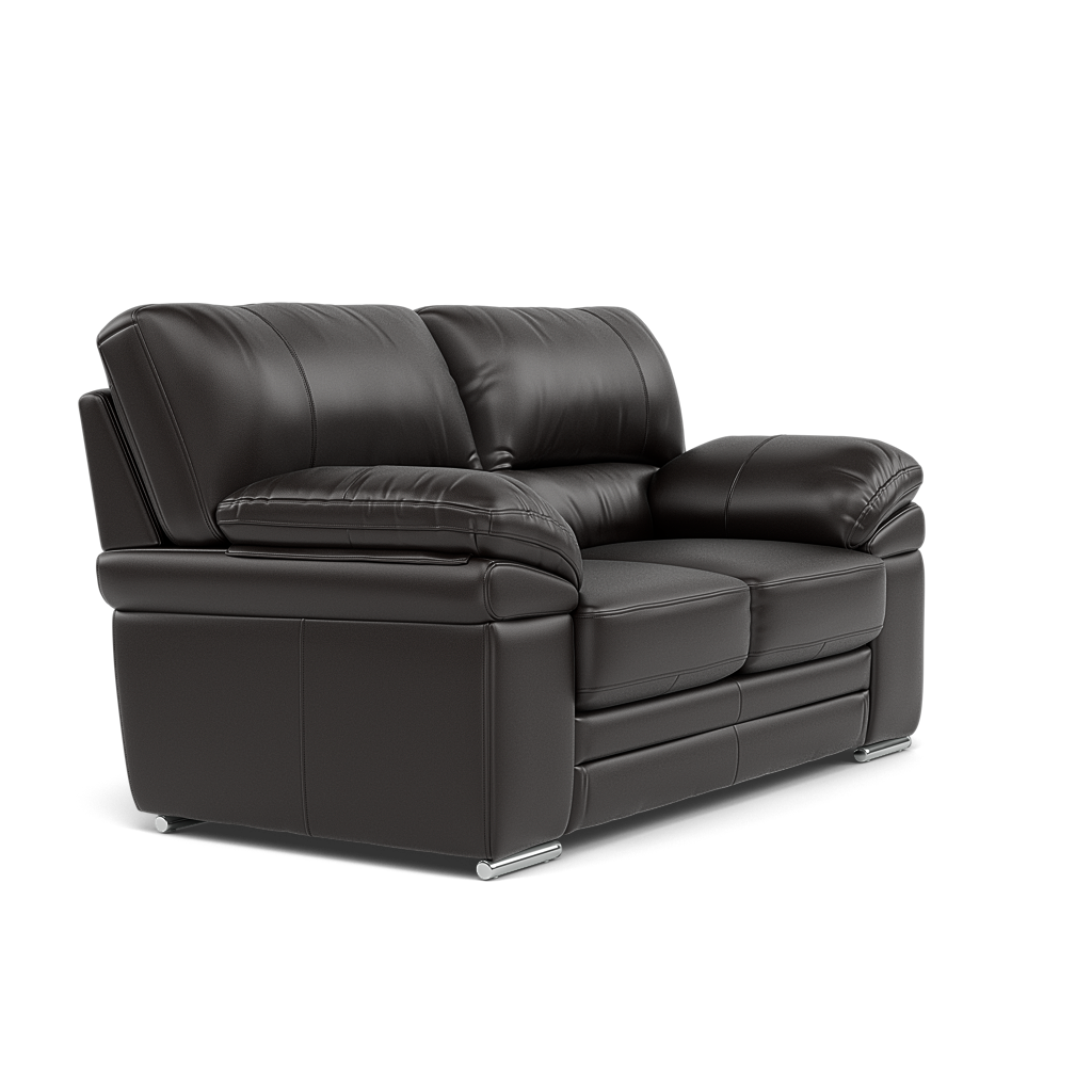 Gino 2 Seater Sofa - 2 Seater Sofa Cat 60 — Cat-60/09 Montana Black Coffee / Metal Feet, gallery image 1