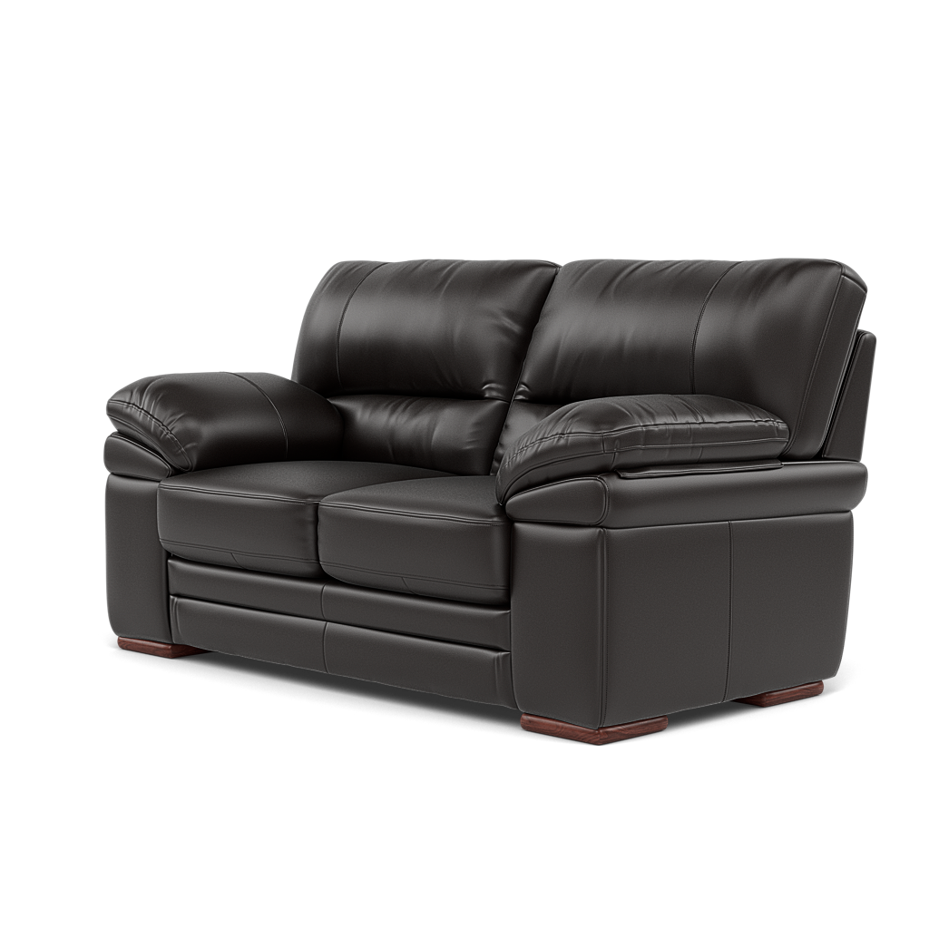 Gino 2 Seater Sofa - 2 Seater Sofa Cat 60 — Cat-60/09 Montana Black Coffee / Wooden Feet, gallery image 3