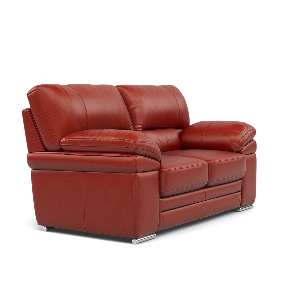 Gino 2 Seater Sofa - 2 Seater Sofa Cat 60 — Cat-60/11 Montana Flame / Metal Feet, gallery image 1