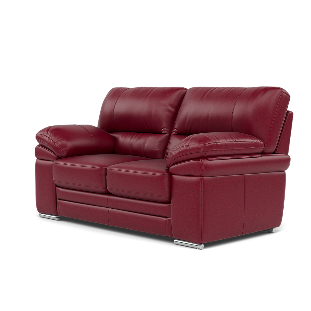 Gino 2 Seater Sofa - 2 Seater Sofa Cat 60 — Cat-60/13 Montana Cranberry / Metal Feet, gallery image 3