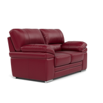 Gino 2 Seater Sofa - 2 Seater Sofa Cat 60 — Cat-60/13 Montana Cranberry / Metal Feet, gallery image 1
