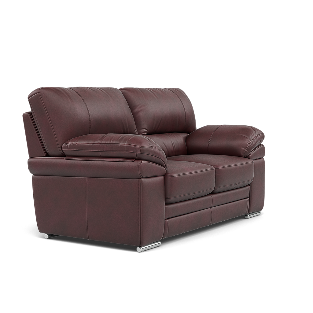 Gino 2 Seater Sofa - 2 Seater Sofa Cat 60 — Cat-60/15 Montana Ruby / Metal Feet, gallery image 1
