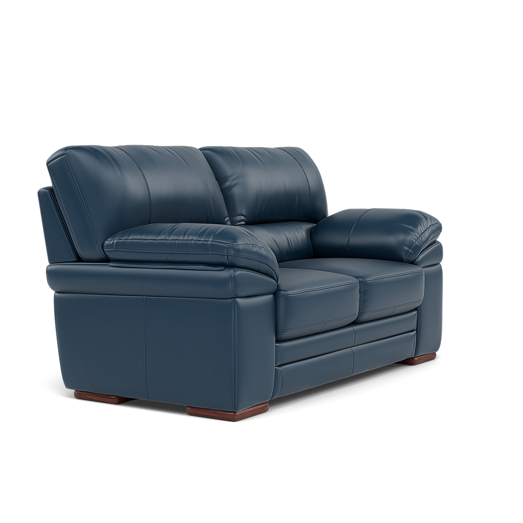 Gino 2 Seater Sofa - 2 Seater Sofa Cat 60 — Cat-60/17 Montana Ocean / Wooden Feet, gallery image 1