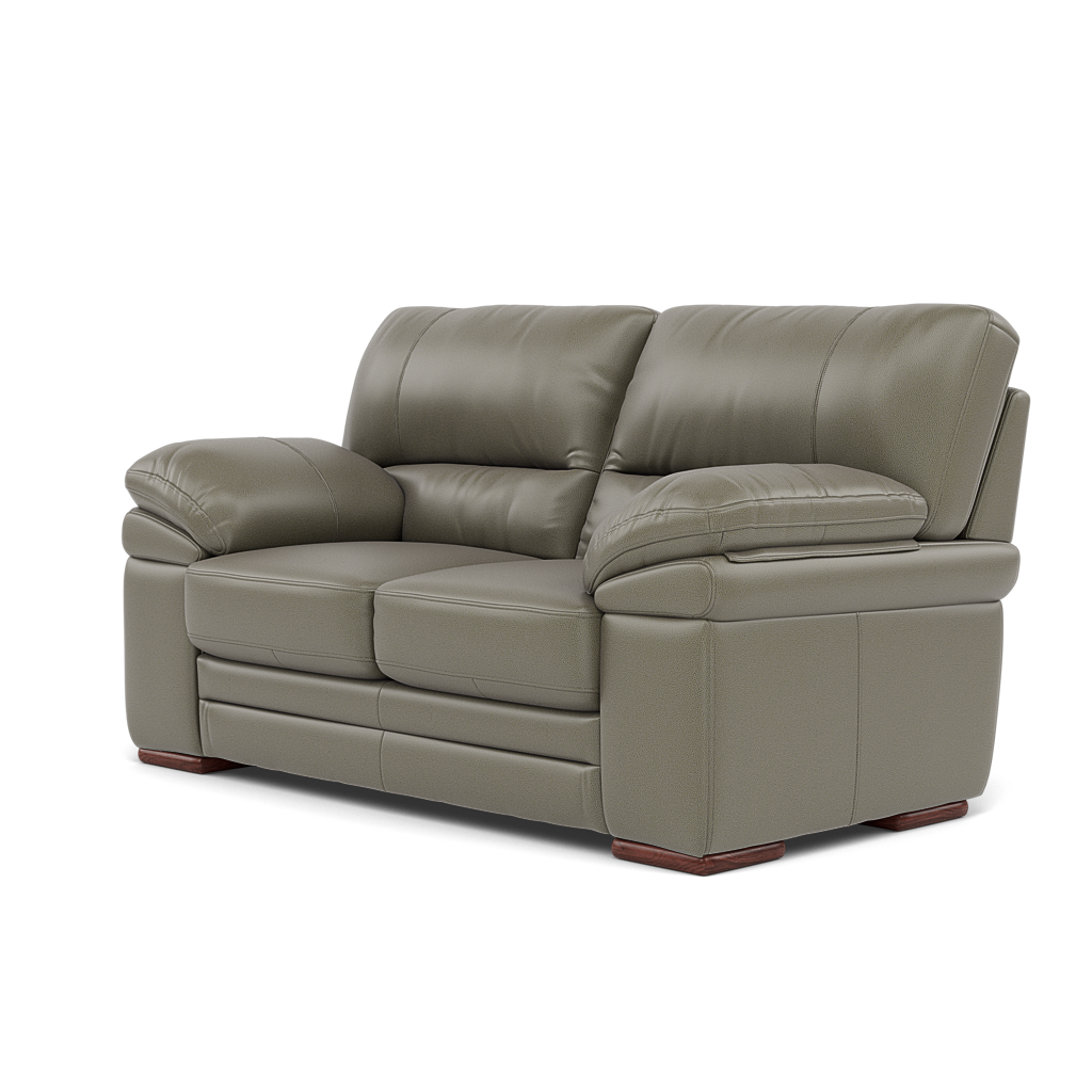 Gino 2 Seater Sofa - 2 Seater Sofa Cat 60 — Cat-60/20 Montana Pewter / Wooden Feet, gallery image 3