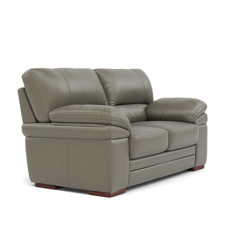 Gino 2 Seater Sofa - 2 Seater Sofa Cat 60 — Cat-60/20 Montana Pewter / Wooden Feet, gallery image 1