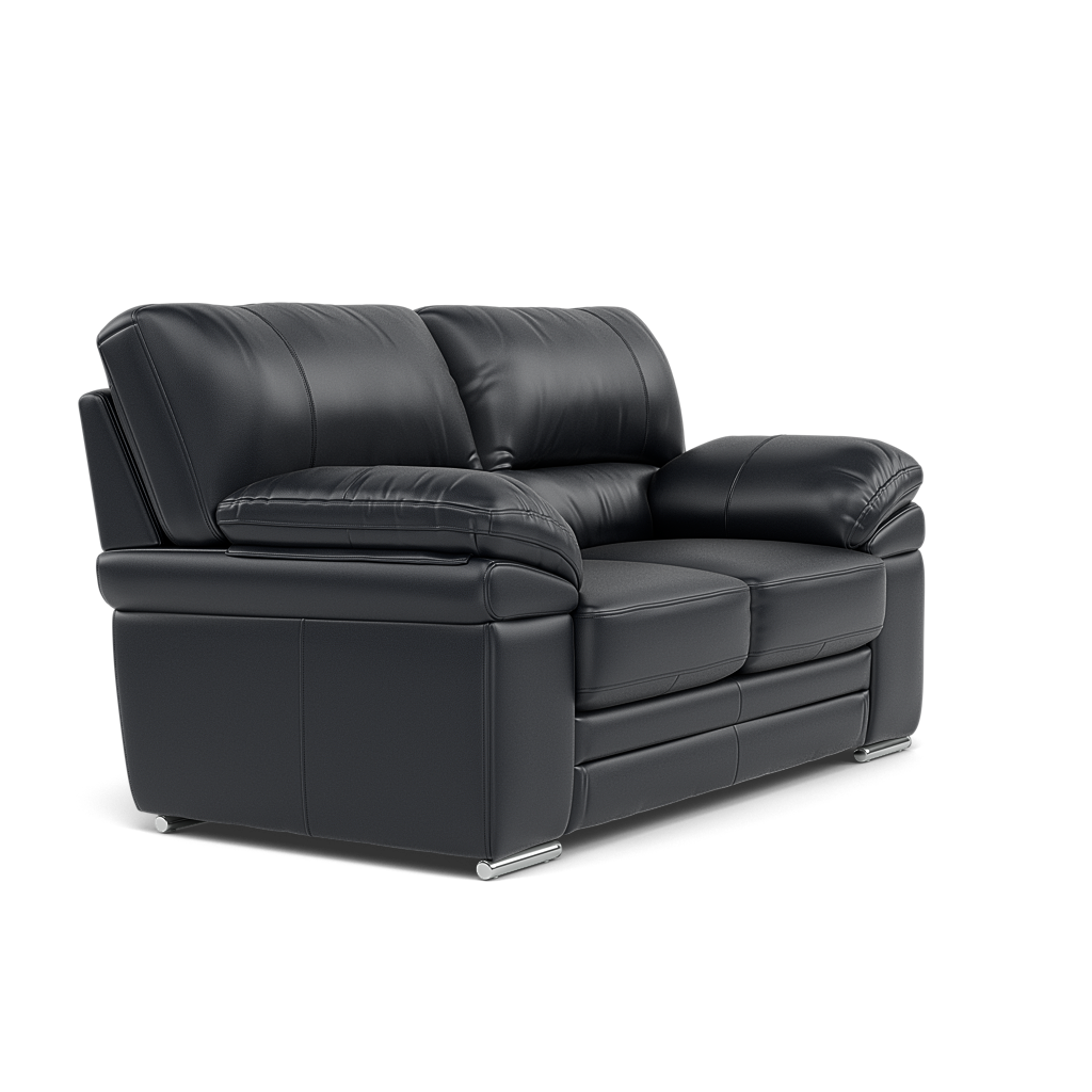 Gino 2 Seater Sofa - 2 Seater Sofa Cat 60 — Cat-60/24 Montana Navy / Metal Feet, gallery image 1