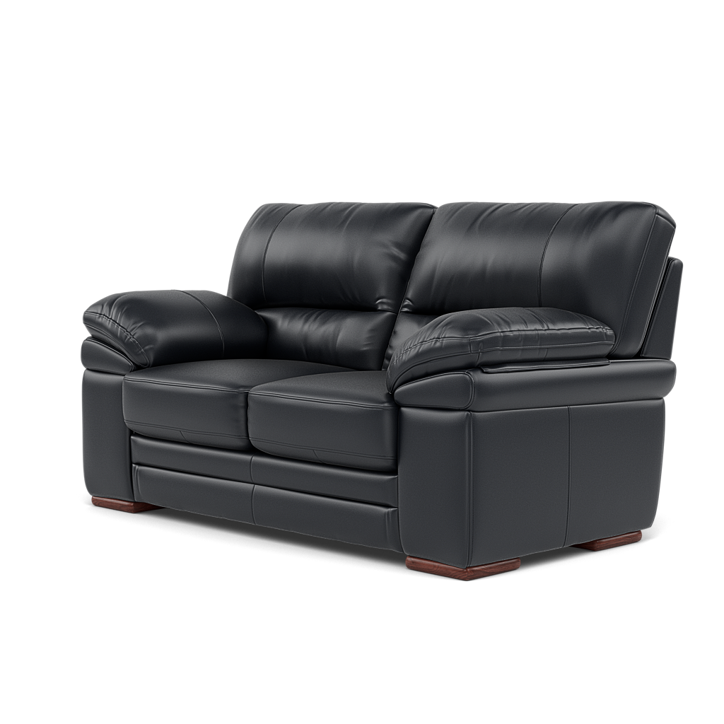 Gino 2 Seater Sofa - 2 Seater Sofa Cat 60 — Cat-60/24 Montana Navy / Wooden Feet, gallery image 3