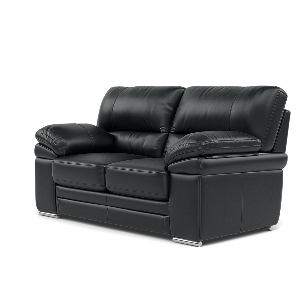 Gino 2 Seater Sofa - 2 Seater Sofa Cat 60 — Cat-60/25 Montana Charcoal / Metal Feet, gallery image 3