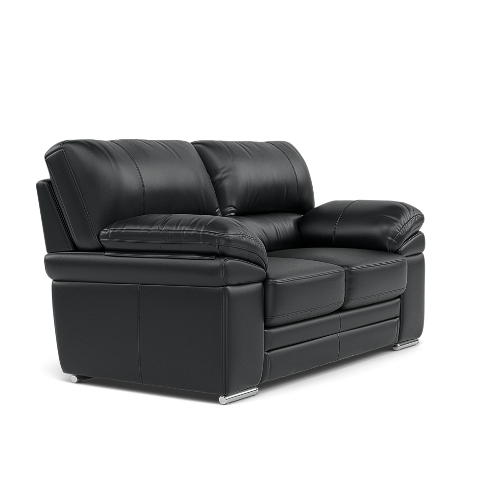 Gino 2 Seater Sofa - 2 Seater Sofa Cat 60 — Cat-60/25 Montana Charcoal / Metal Feet, gallery image 1