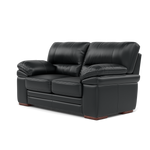 Gino 2 Seater Sofa - 2 Seater Sofa Cat 60 — Cat-60/25 Montana Charcoal / Wooden Feet, gallery image 3