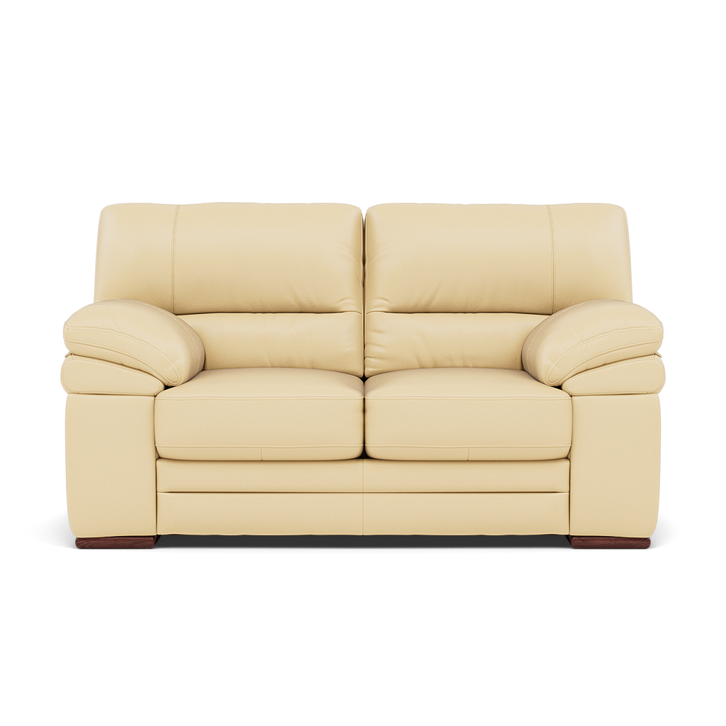 Gino 2 Seater Sofa - 2 Seater Sofa Cat 60 2 Seater Sofas Sterling Home 4 Cat-60/04 Montana Vanilla Cream Wooden Feet