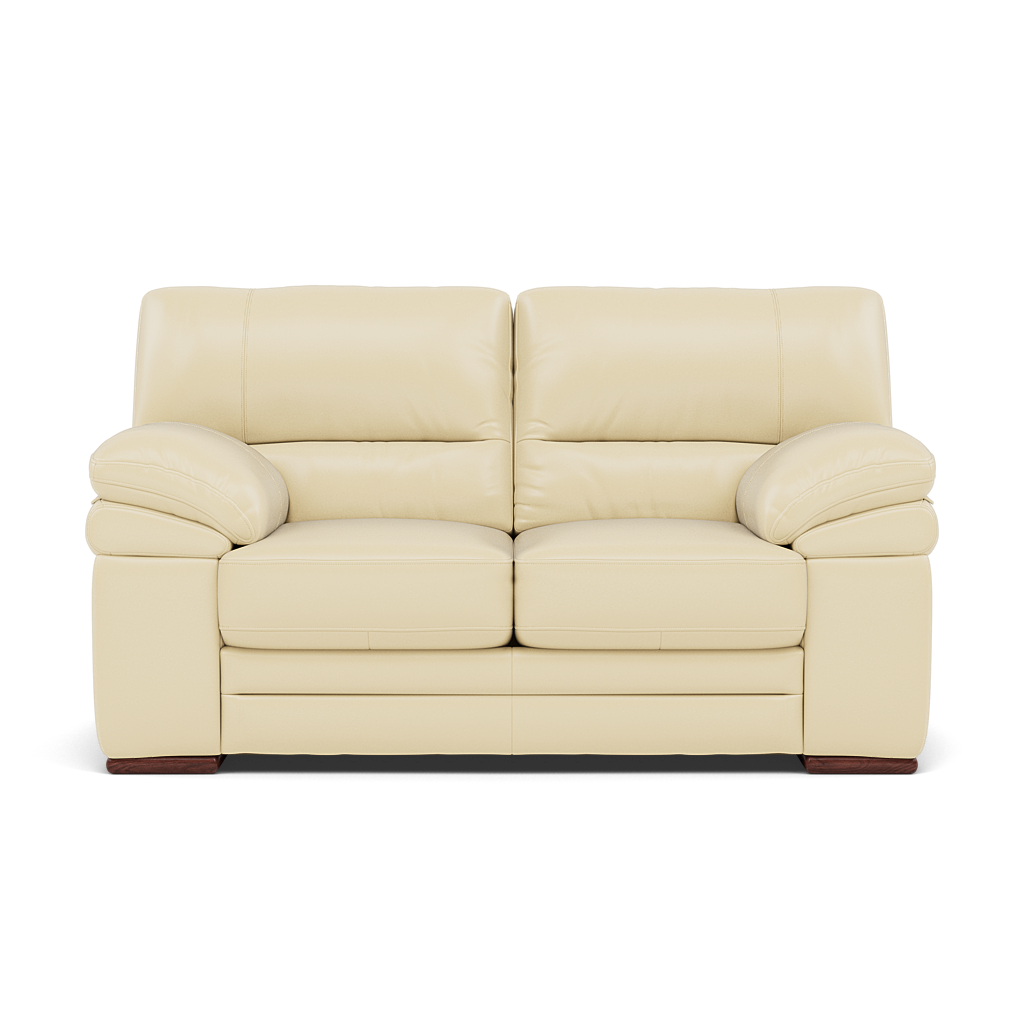 Gino 2 Seater Sofa - 2 Seater Sofa Cat 60 2 Seater Sofas Sterling Home 2 Cat-60/02 Montana Cool Cream Wooden Feet
