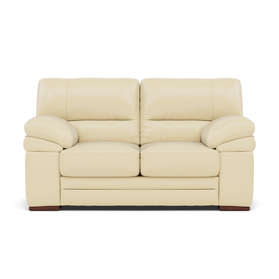 Gino 2 Seater Sofa - 2 Seater Sofa Cat 60 2 Seater Sofas Sterling Home 2 Cat-60/02 Montana Cool Cream Wooden Feet