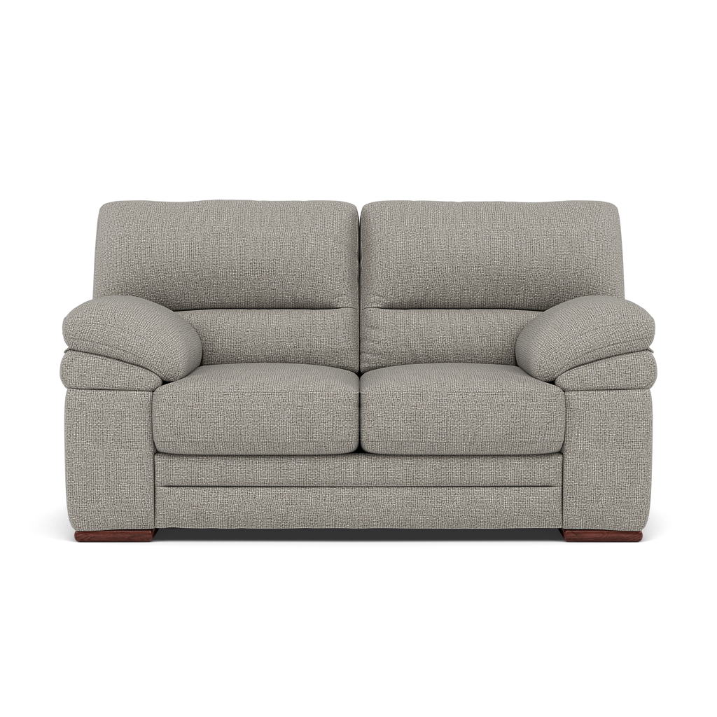 Gino 2 Seater Sofa - 2 Seater Sofa F8 2 Seater Sofas Sterling Home 4 Hopsack Dove 70001 Wooden Feet