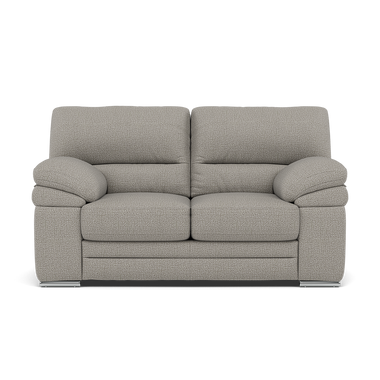Gino 2 Seater Sofa - 2 Seater Sofa F8 2 Seater Sofas Sterling Home 3 Hopsack Dove 70001 Metal Feet