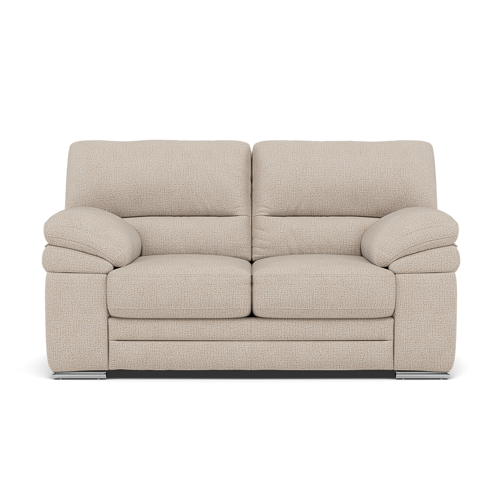 Gino 2 Seater Sofa - 2 Seater Sofa F8 2 Seater Sofas Sterling Home 5 Hopsack Natural 70002 Metal Feet
