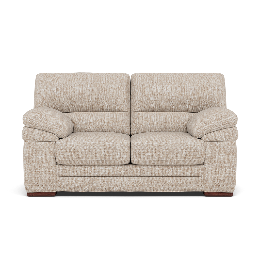 Gino 2 Seater Sofa - 2 Seater Sofa F8 2 Seater Sofas Sterling Home 6 Hopsack Natural 70002 Wooden Feet