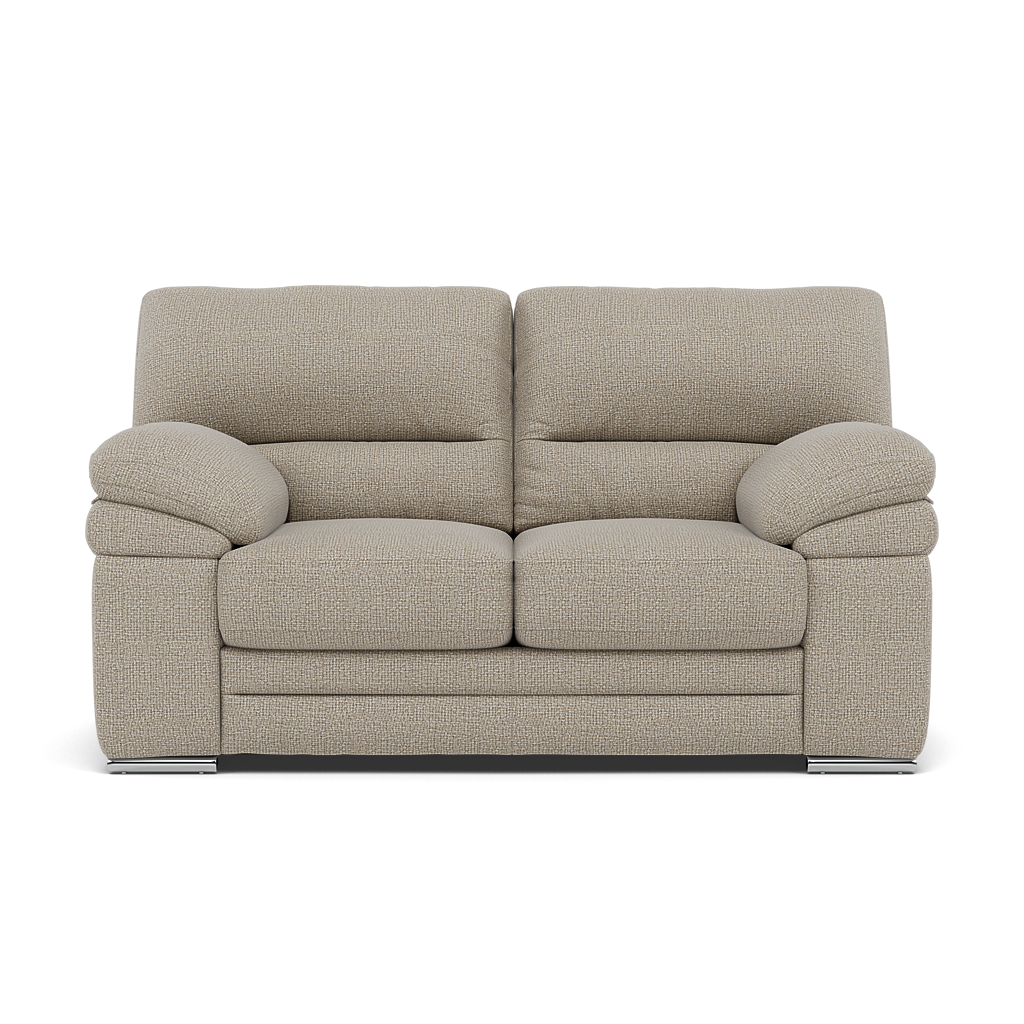 Gino 2 Seater Sofa - 2 Seater Sofa F8 2 Seater Sofas Sterling Home 9 Hopsack Linen 70004 Metal Feet