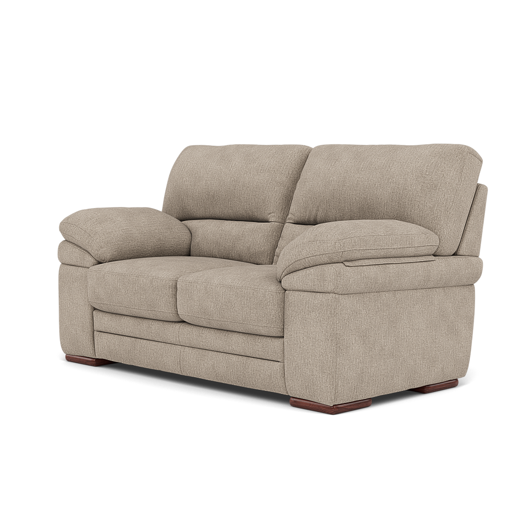 Gino 2 Seater Sofa - 2 Seater Sofa F8 — Darwin Mink 50366 / Wooden Feet, gallery image 3